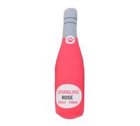 Juguete chirriante de peluche para perros - Botella de vino para perro, botella de cerveza de felpa, forma de champán, juguetes masticables chirriantes para perros pequeños, medianos y grandes, regalo