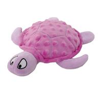 Juguete chirriante de tortuga marina de peluche, masticable resistente para perros pequeños y medianos, divertido juguete para mascotas que emite sonido, felpa suave para cachorros, fomenta el juego