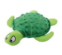 Juguete chirriante de tortuga marina de peluche, masticable resistente para perros pequeños y medianos, divertido juguete para mascotas que emite sonido, felpa suave para cachorros, fomenta el juego