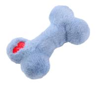 Juguete chirriante para mascotas, juguetes de felpa en forma de hueso para perro, juguete de peluche para perros, juguete masticable de peluche para mascotas, juguete de peluche portátil suave con