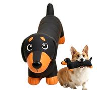 Juguete chirriante para perros, forma de perro , juego para masticar para cachorros con sonido chirriante | Juguete chirriante para cachorros de dentición | para el empleo en casa, tiempo de