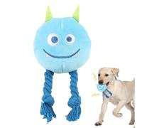 Juguete chirriante para perros, juguete para perros - Juguete mordedor masticable con diseño de nudo fuerte, mordedores decorativos multifuncionales, suaves y relajantes ayudas para jugar y para