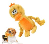 Juguete chirriante para perros | Juguete simulado resistente a mordeduras con sonidos chirriantes en forma de animal: juguete interactivo para perros con peluche para masticar balbuceo, juguete para