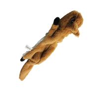 Juguete Chirriante para Perros, Mordedor de Peluche para Cachorros Pequeños | Ardilla Amarilla de 43,5x15x0,5cm, Juego Interactivo, Adecuado para Lanzar y Entretener