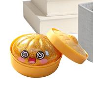 Juguete colorido para moño al vapor, suave y esponjoso para aliviar el estrés, bola divertida para apretar con la mano, objeto de comodidad sensorial de espuma, accesorio de juego de juguete, Fidget p