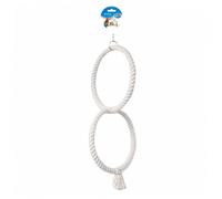 Juguete con 2 anillos para pájaros - Duvo Plus - Mediciones: 50 cm