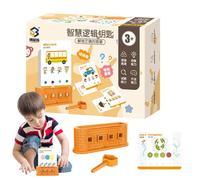 Juguete con cerradura y llave,Juguete con llave y cerradura para niños,juguetes de pensamiento de llaves y cerraduras | Juguete creativo para llaves y cerraduras, juguete educativo para