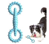 Juguete con para tirar para perros - Juguetes interactivos para masticar cachorros | Anillos de tracción de alta resistencia para ejercicio de mascotas, divertido dispositivo para masticar dura