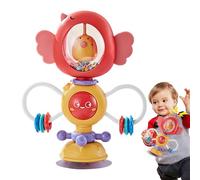 Juguete con ventosa: juguete sensorial para trona y tableta, juguete para el desarrollo del bebé | Juguetes educativos tempranos para niños pequeños a partir de 6 meses, habilidades motoras
