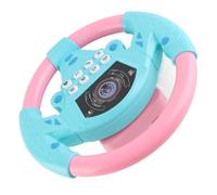 Juguete con Volante Musical con Música Dinámica única, Cultiva el Sentido Musical del bebé, Incluye Ventosa para el Tiempo de Juego de los Niños (Rosa y Azul)