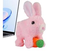 Juguete Conejito Eléctrico | Simpático Animal de Compañía con Sonidos y Orejas que Se Mueven - Conejo Eléctrico Caminando Juguete,Para Niños Cumpleaños Año Nuevo Pascua