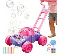Juguete cortadora de césped con máquina de Burbujas - Preescolar para Jugar a un soplador de Burbujas para niños, Juego de al Aire Libre para niñas en Edad Preescolar | Diversión en el Patio