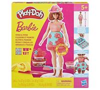 Juguete creativo Play-Doh Barbie Floral & Fringe con Muñeca y Accesorios