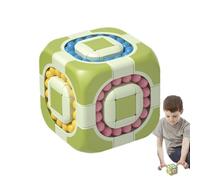 Juguete Cuɓo Bean - Cubo mágico 3x3 con Dedo Giratorio | Juego de Cuɓo Relajante Spinner de Mano, Juguetes sensoriales para niños, cumpleaños, Rellenos de cestas de Pascua | Regalo divert