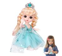 Juguete de - 13 articulaciones móviles de 6,3 pulgadas, chica articulada, conjunto completo de ropa, zapatos, peluca, accesorios de maquillaje | Hermosas vestidas para