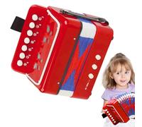Juguete de acordeón para niños - Buton Instrument Toys Accordionn | First Tune Trainer, Child Creativity Booster, Portable 7 Keys Music Educational Music Toyy For Children Kid Birthday 18 x 17 x 10 cm