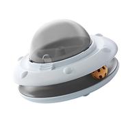 Juguete de actividad de rompecabezas con dispensación automática de golosinas, sensores activados para varios gatos, comederos lentos higiénicos, entretenimiento para gatos