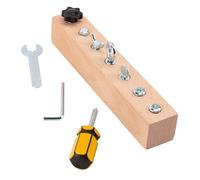 Juguete de actividad sensorial genérico para actividades de educación temprana sensorial - Tabla de tornillos Sensorial de juguete de actividad, para mayores de 3 años, para el salón y la escuela