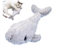 Juguete de aleteo para gatos | Juego de ejercicio de enriquecimiento de animales de peluche | Juguete masticable recargable para la dentición del gato - para la prevención del aburrimiento en el hogar