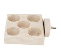 Juguete de alimentación de madera para pájaros en busca de comida, de madera de juguete para la búsqueda de alimentos para pájaros - Juguetes de búsqueda de alimentos para loros