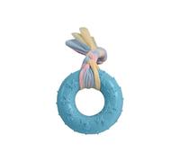 Juguete de anillo de capas para perros medianos de hasta 50 libras | Juguete masticable duradero con aroma natural para perros masticadores poderosos | Fácil de limpiar, interactivo y yzG864 (A, talla