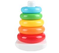 Juguete De Anillos Apilables - Juego De Torres Educativas, Bloques De Anillos Multicolores, Juego De Desarrollo Para Niños | Aprendizaje Temprano De Colores, Juegos De Coordinación Manual