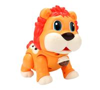 Juguete de animal bailarín LED con música dinámica, juguete eléctrico iluminado y cantor, juguete interactivo de aprendizaje para niños pequ