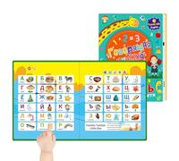Juguete de aprendizaje de letras rusas - 9,76 x 11,61 x 0,79 Pulgadas 470 g | Libro Hablando de vocabulario ruso - Contenido práctico | edades de 3 a 8 años Principiantes Navidad Cumpleaños Viaje