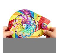 Juguete De Aprendizaje De Óptica Giratoria - Madera Interactiva Educativa Mecánica De 12,5*9 Cm | Juguete Educativo Científico De Madera 3D | Juguetes De Aprendizaje De Óptica De Actividad Para Niños