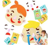 Juguete de aprendizaje emocional social: divertido kit de creación de rostro, juego interactivo SEL | reconocimiento de emociones notable, actividad educativa para niños, preescolar, aula, terapia