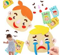 Juguete de aprendizaje emocional social - Los niños olían pegatinas, Reconocimiento de las emociones Juguete educativo | Kit de aprendizaje emocional Social Pegatinas de fieltro, Juego Mult