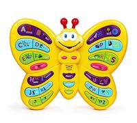 Juguete de aprendizaje preescolar ABC, juguete educativo interactivo de mariposa para niños pequeños, sonidos de animales y música, desarrollo temprano, juguetes para bebés para niños y niñas de 3
