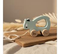 Juguete de arrastre de madera Sr. Oso Polar – personalizable | Trixie – Sin personalización