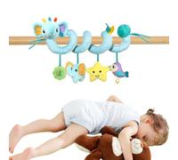 Juguete De Asiento De Coche Para Niños - Actividad Suspendida, Pram Play Mobile | Juguete De Desarrollo Sensorial Para Niños, Juguete De Movimiento De Pesebre De Viaje, Peluche En C