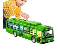 Juguete de autobús de la Ciudad: Juguete de Juego de rol Grande, Busca de labusca eléctrica educativa, los vehículos Que Funcionan con baterías juguetecon música y luz, Puertas Abiertas para la fies