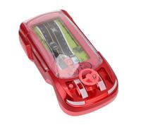Juguete de Automóvil del Volante de Carreras, Simulador de Conducción Portátil para Niños Educación Compacta Interactiva para Niños (Rojo)