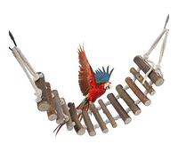 Juguete de Ave Escalera Naturals Cuerda Aves Puente Flexible Columpio Entrenamiento Pájaro Loros Mascotas