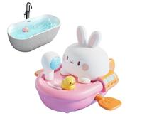 Juguete de baño, | de cuerda de tren flotante en forma de animal | Juguete de baño flotante con función de pulverización | para niñas y niños baño ducha piscina lago y