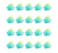 Juguete de baño de patos de pesca, 20 piezas de juguetes de baño de ángel, juego divertido para niños, bebé, niña, fiesta sensorial de desarrollo