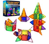 Juguete de Bloques de Construcción Magnéticos - Bloques Magnéticos Educativos Stem para Niños, Aprendizaje Creativo Sensorial Montessori para Bebés y Niños de 3+ Años - 36 Piezas