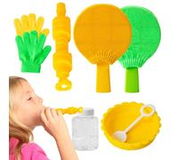 Juguete de Bola de Burbujas para niños: Juego de Guantes de abds Duradero, Juguete para Juegos de | Gran Kit de Burbujas de rebotes con Guantes, Juguete para Construir Habilidades para ev