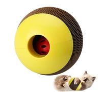 Juguete de bola de hierba gatera para gatos | Bola interactiva de juguete para gatos con forma de panal de abeja | Juguetes para gatos resistentes a los arañazos para reducir la obesidad y la soledad