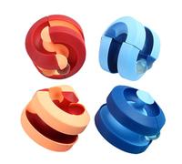 Juguete de bola de trackball - Juguete antiestrés | Bola giratoria creativa para, adultos, escolares, clase, viajes, casa - para adultos estudiantes de oficina de viaje