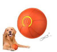 Juguete de bola eléctrica para mascotas, bola rodante eléctrica - Bola giratoria automática inteligente - Bola malvada para perros extraíble, bola rodante automática recargable co