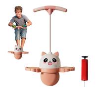Juguete de bola inflable para los adultos, bolas de salto para adultos - Panda Stick Ejercicio Ball con Mango - Juguete de salto de altura, jinete de tabla de equilibrio, juegos de conducción