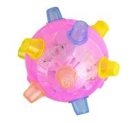 Juguete de bola rodante para perro, 12 cm, activación de salto, juguete interactivo de música ligera, fomenta la conexión, diversión en movimiento, baile para ejercicio en interiores y exteriores