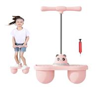 Juguete de bola saltar para ellos, saltar la pelota con la manija - Jumper de tabla de equilibrio con asa,Juguetes del desafío al aire libre, juegos de deportes con bomba de aire para la