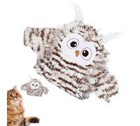 Juguete De Búho Para Gatos Señuelo Interactivo Con Aleteo