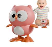 Juguete de búho Saltador de Cuerda: Modelo de Personaje de Vida Silvestre impulsado por Resorte, Dispositivo de diversión de acción de Manual | Artículo de Entretenimiento de Criatura mecánica de