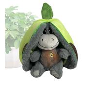Juguete de burro relleno - burros que respiran lujos | Lindo animado Plushiey | Acurrucado animal compañero | Lights Lights Toy para educación temprana | Almohada linda para la decoración del hogar y